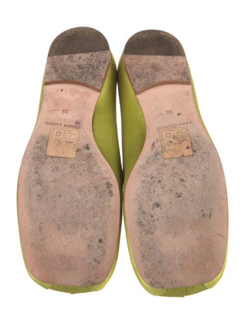 Sandy Liang Leather Mary Jane Flats