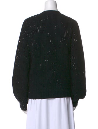 Sandy Liang Scoop Neck Sleeveless Crop Top