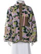 Sandy Liang Printed Faux Fur Jacket