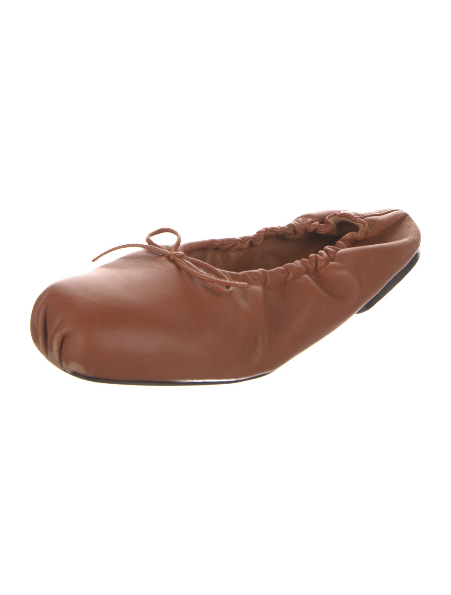 Sandy Liang Leather Ballet Flats