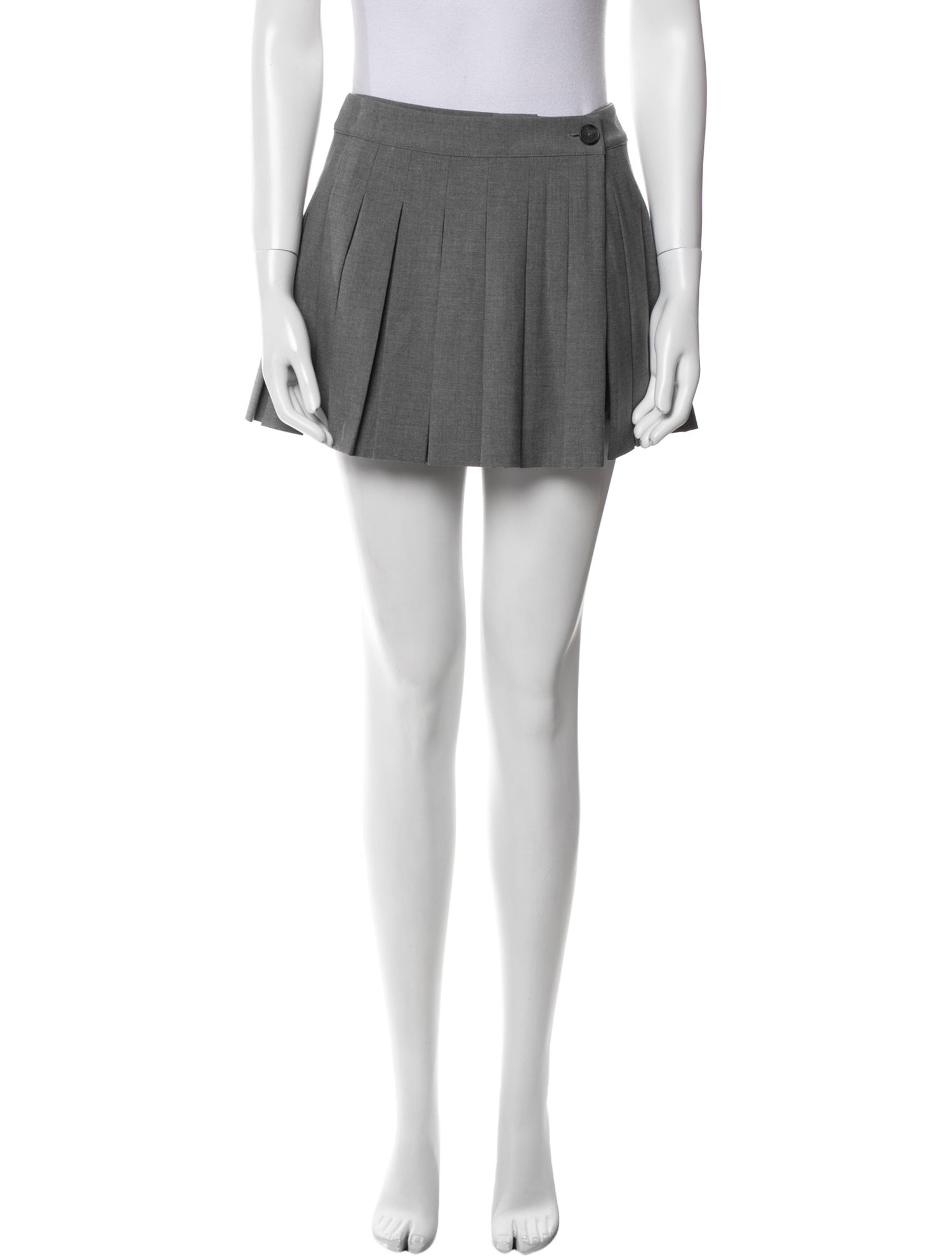 Sandy Liang Pleated Accents Mini Skirt