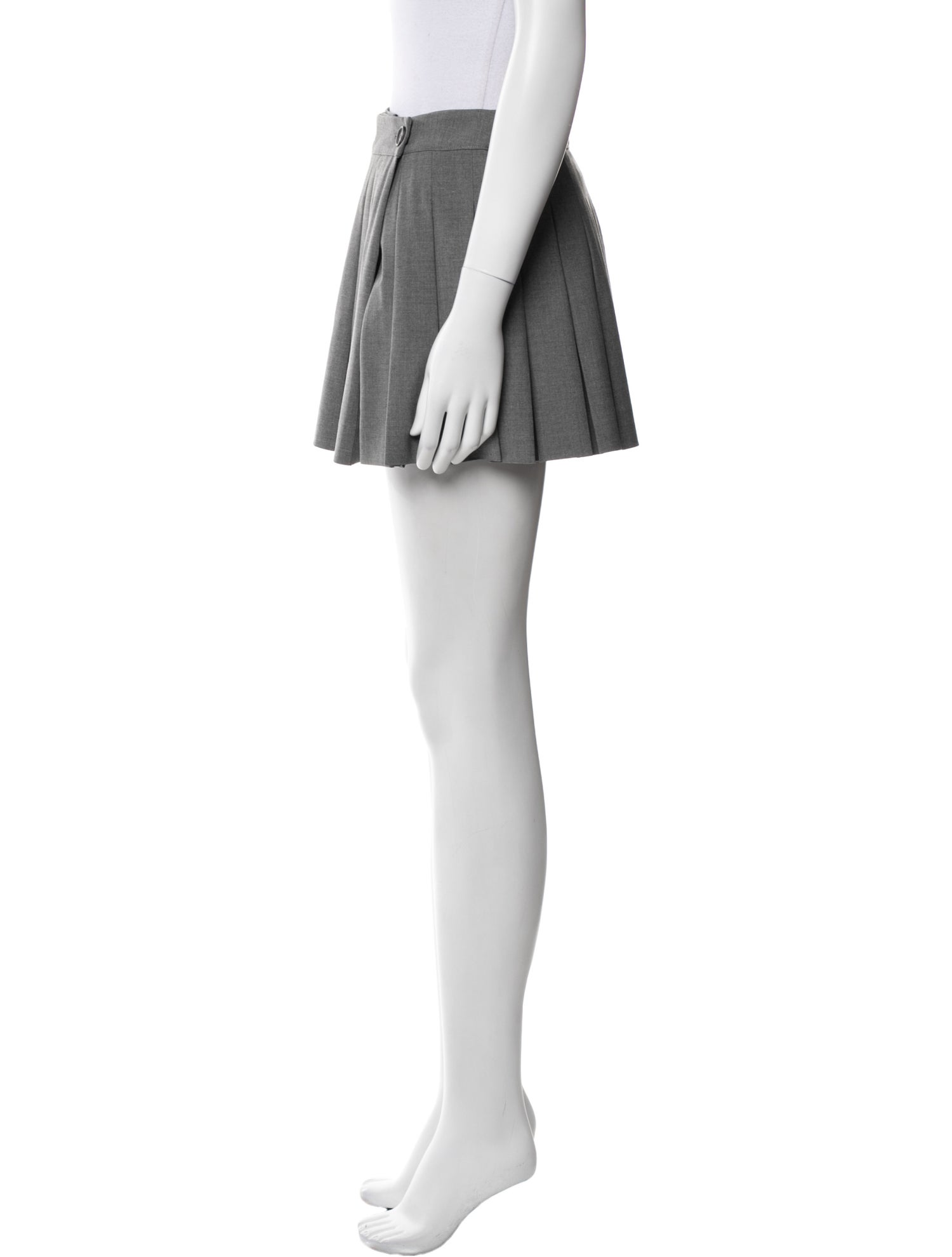 Sandy Liang Pleated Accents Mini Skirt