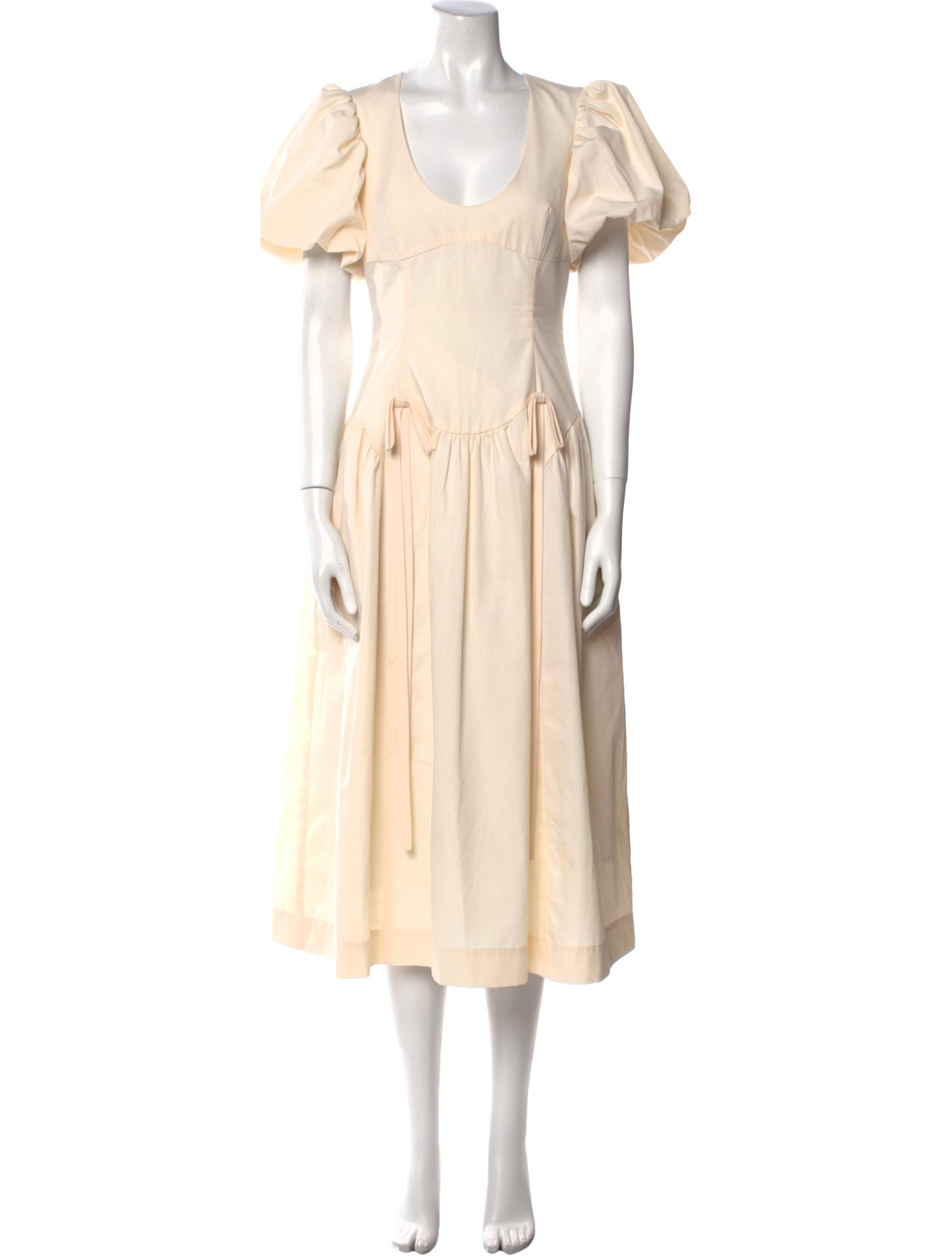 Sandy Liang Scoop Neck Long Dress