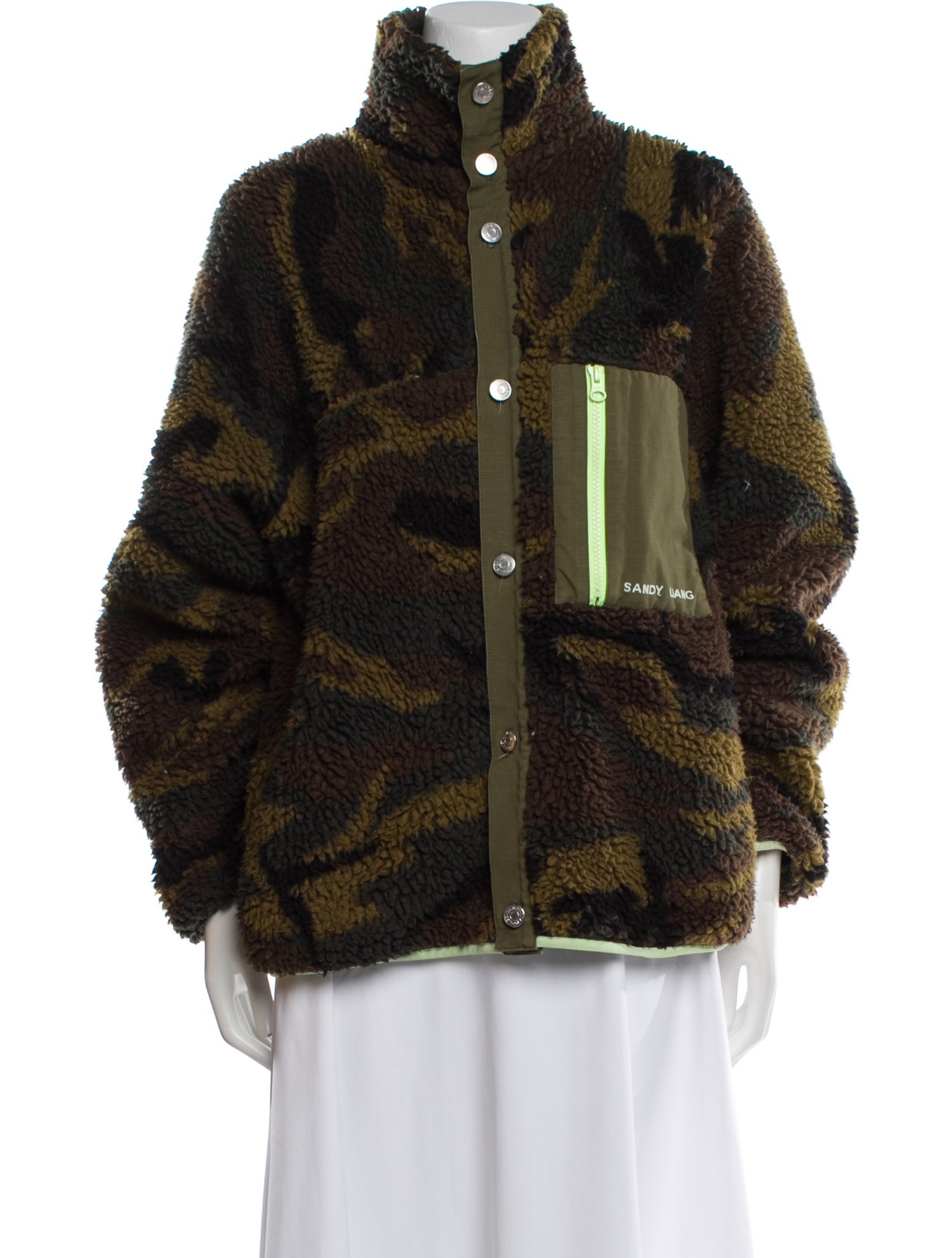 Sandy Liang Camouflage Print Jacket