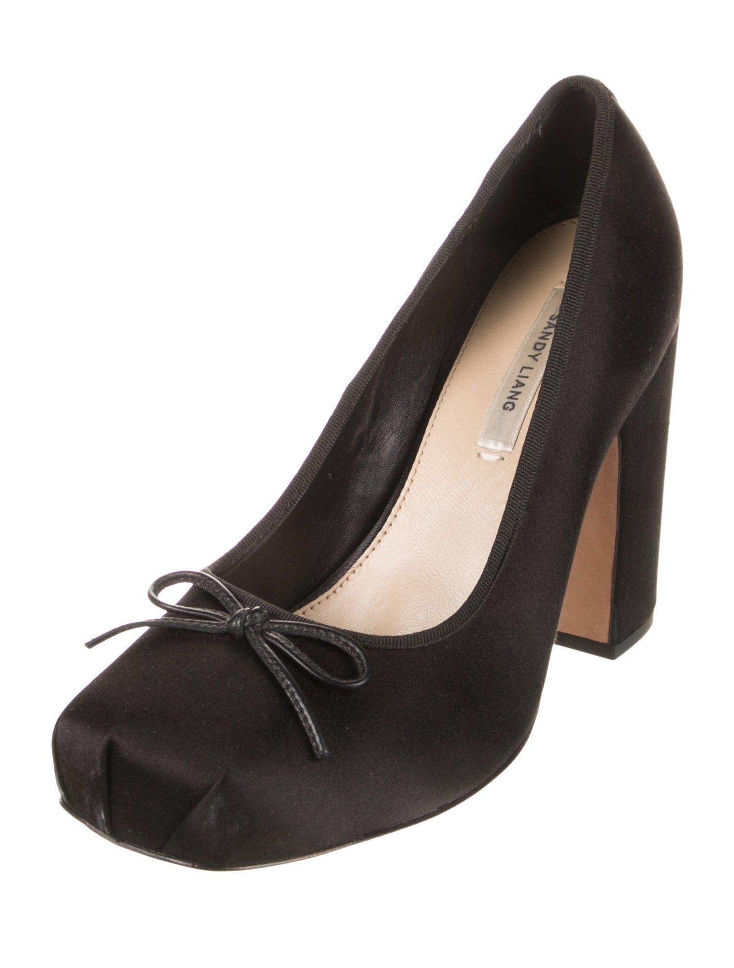 Sandy Liang Satin Pumps