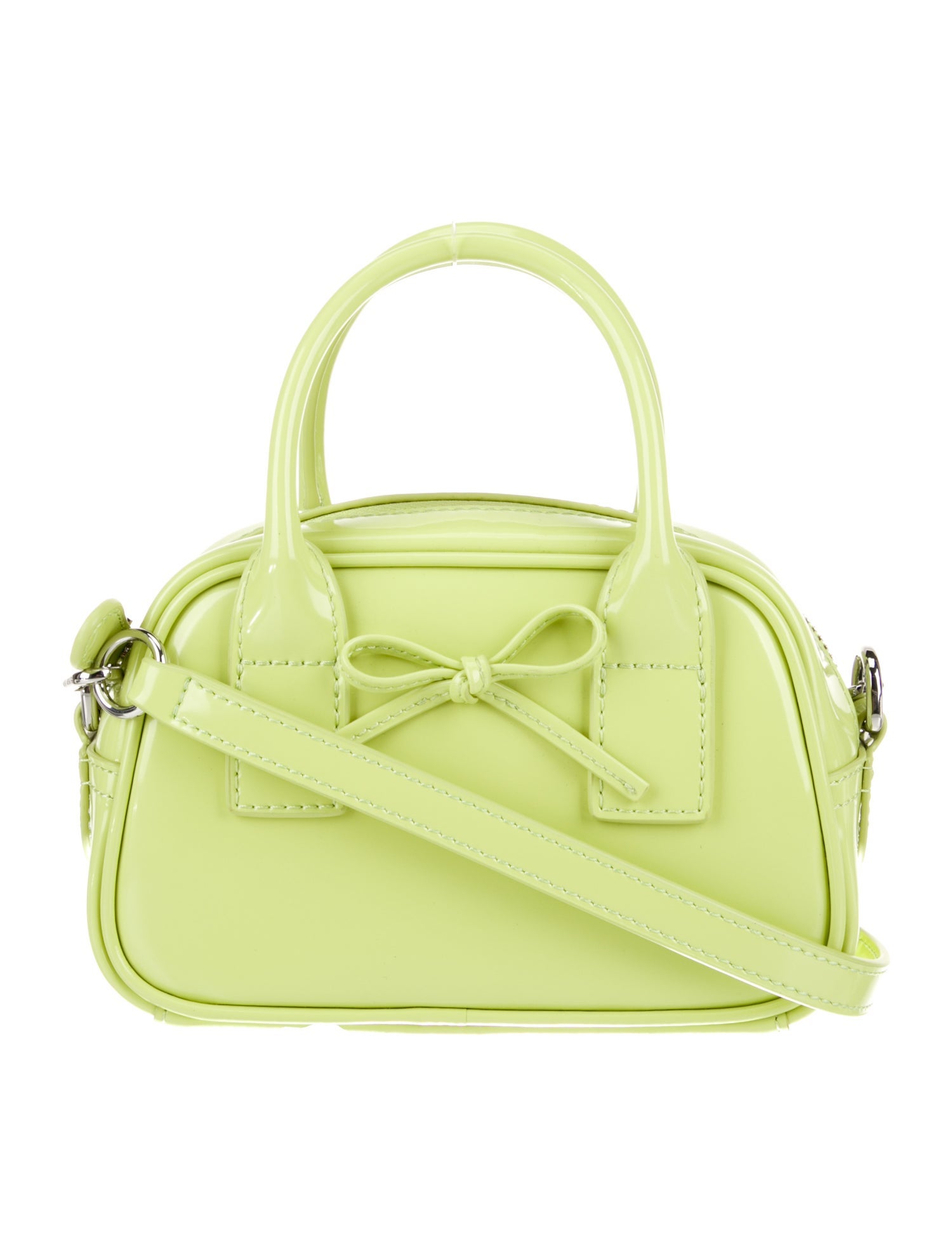 Sandy Liang Leather Top Handle Bag