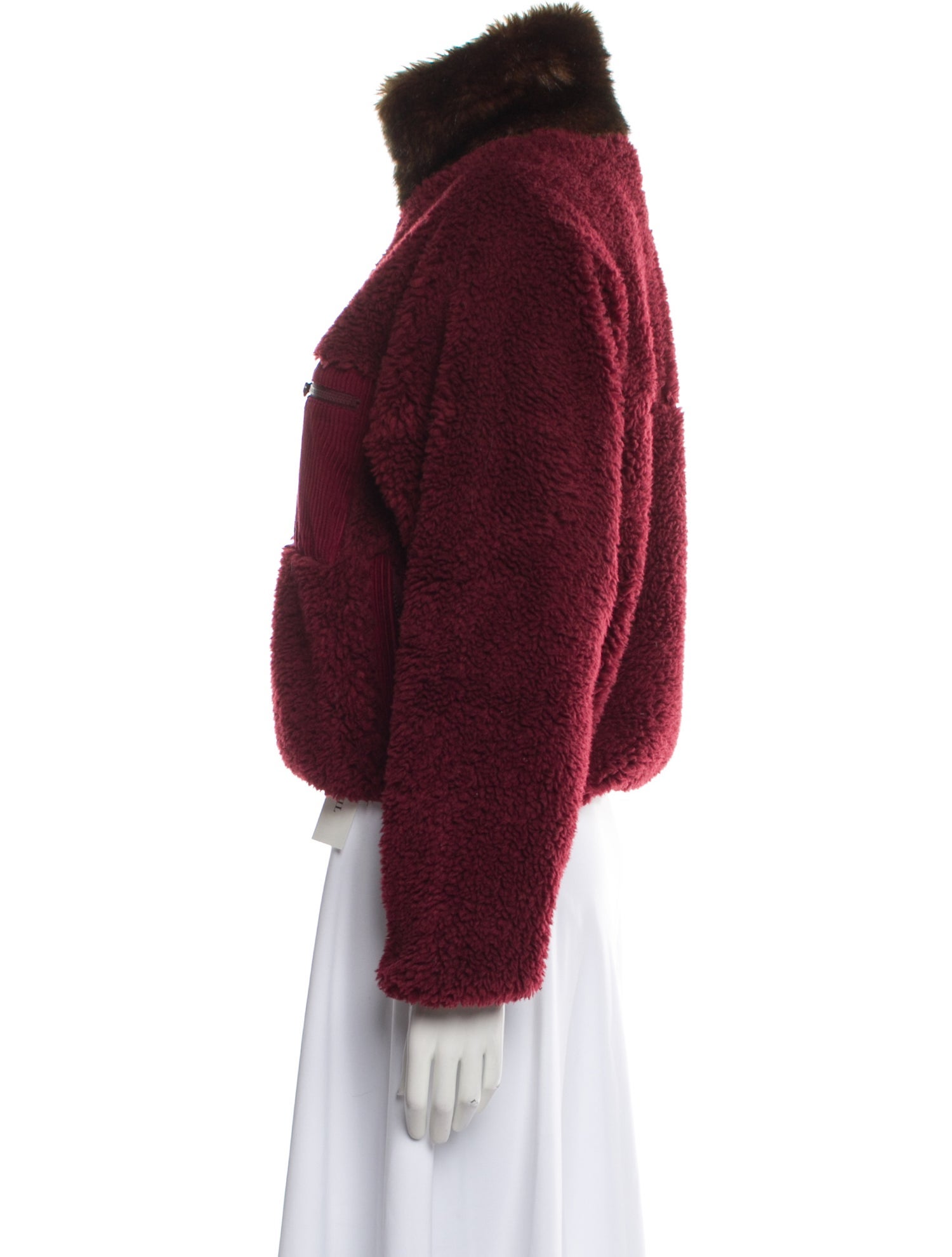 Sandy Liang Faux Fur Jacket