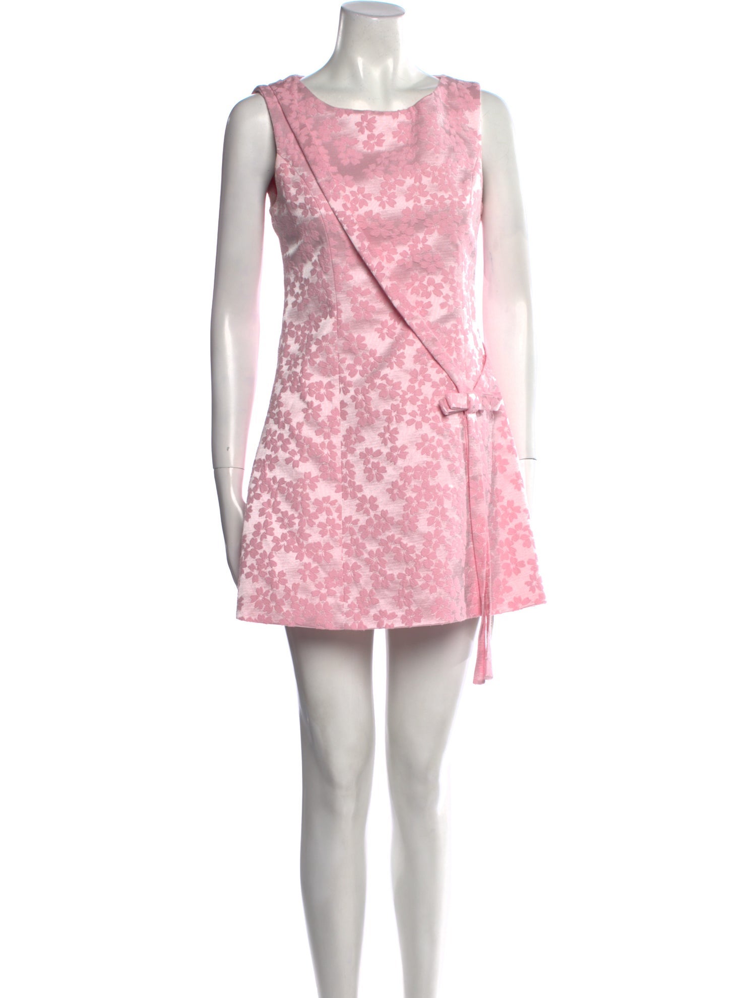 Sandy Liang Floral Print Mini Dress