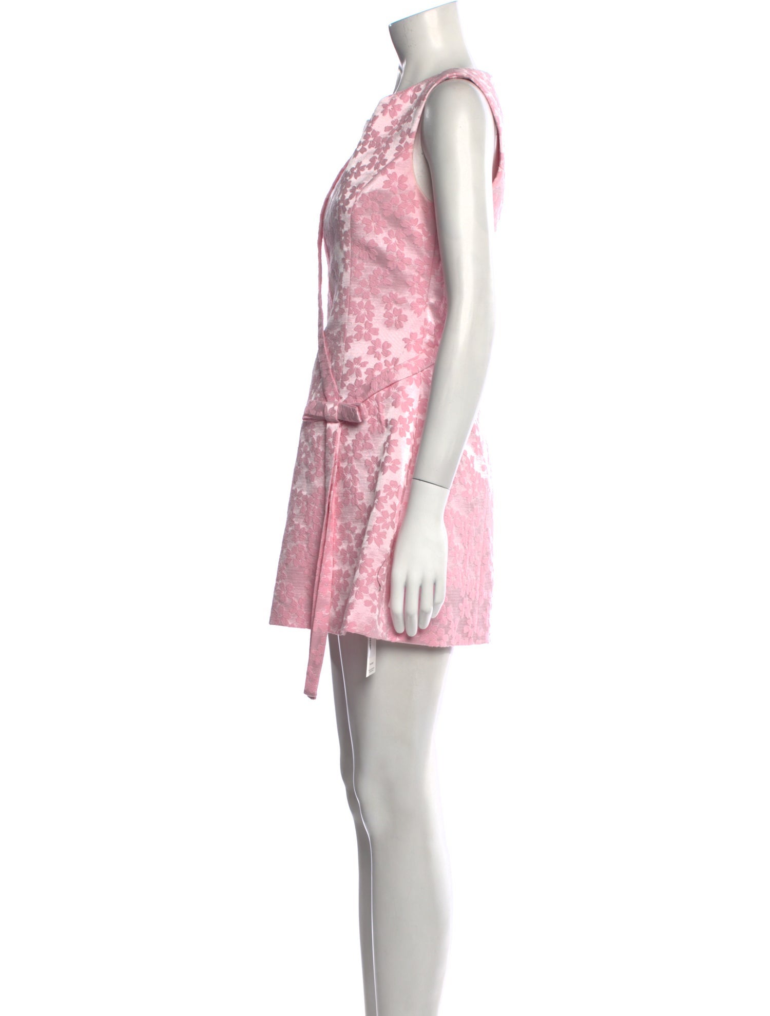 Sandy Liang Floral Print Mini Dress