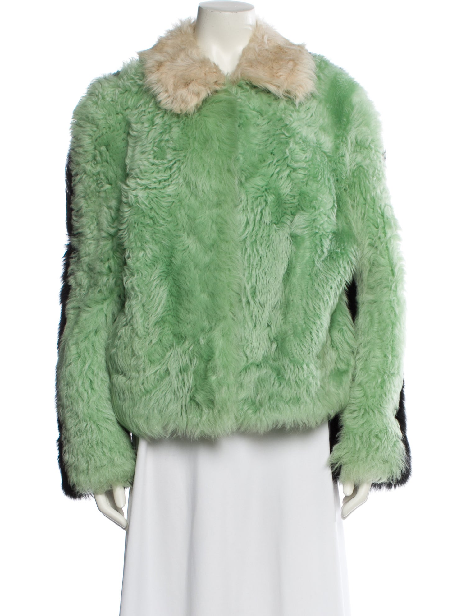 Sandy Liang Shearling Faux Fur Jacket