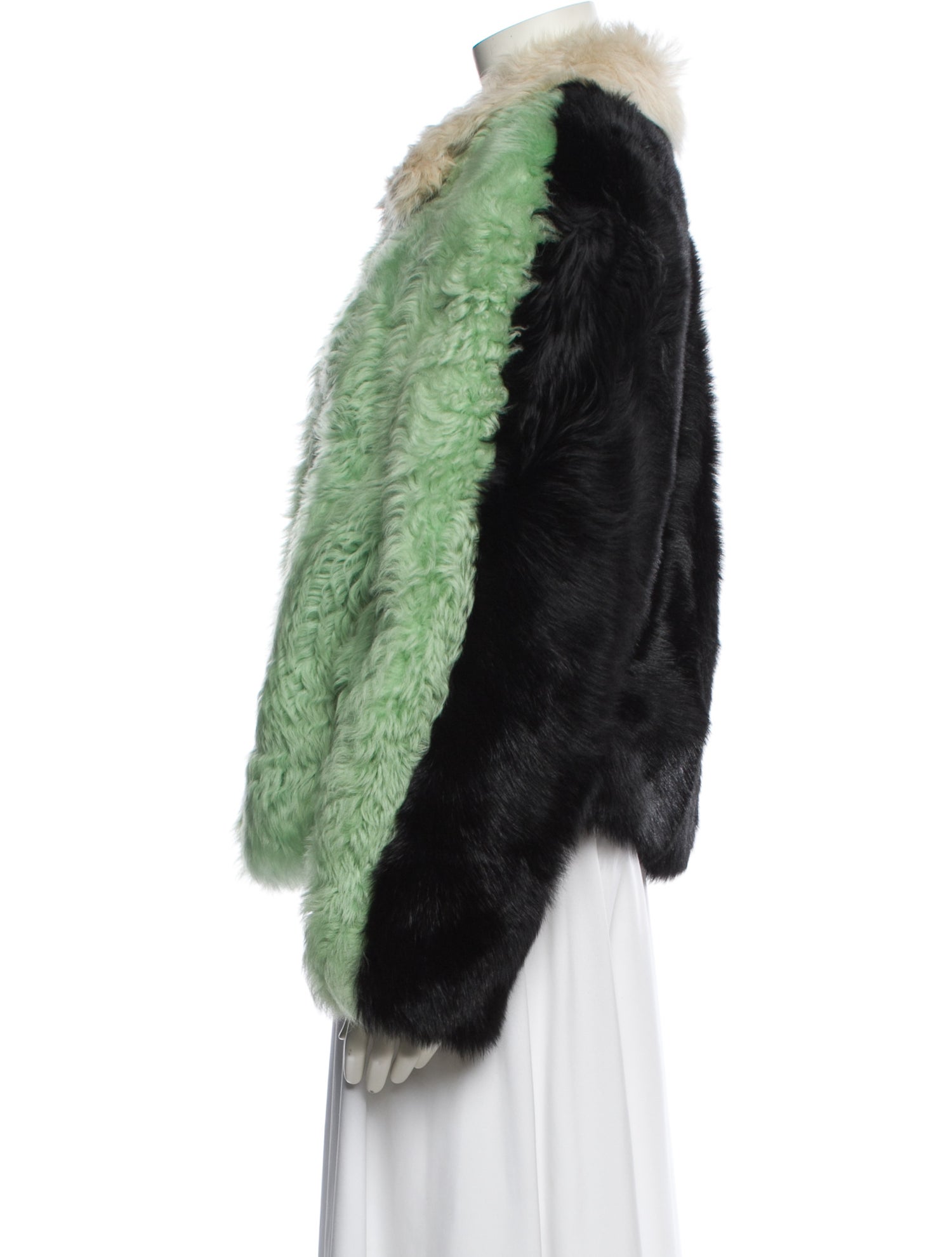 Sandy Liang Shearling Faux Fur Jacket