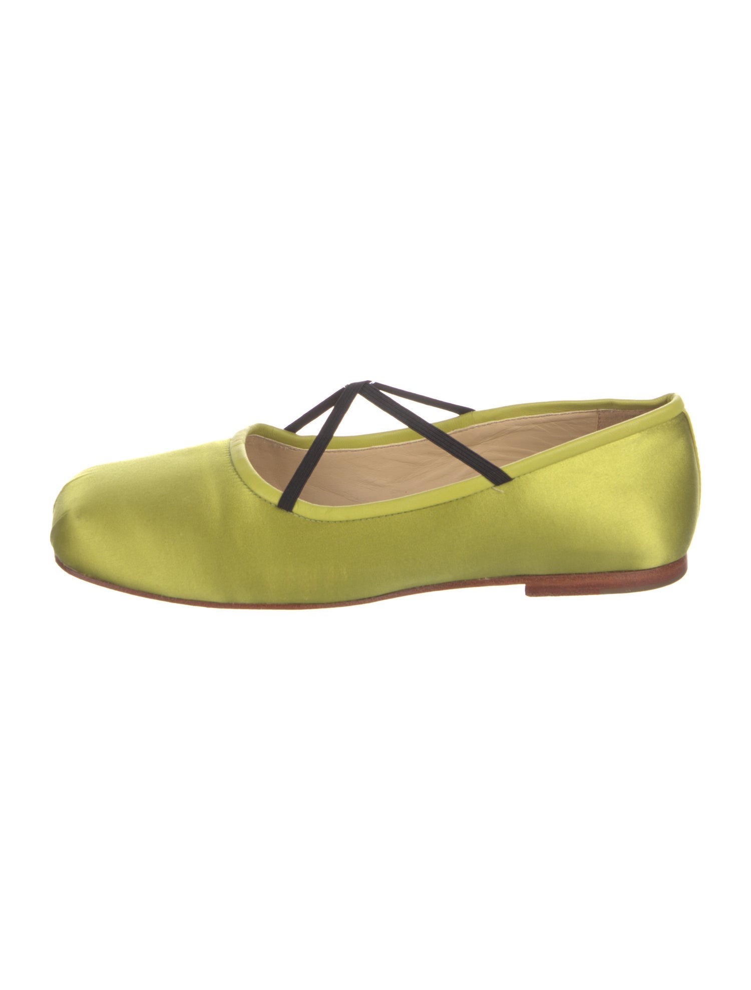 Sandy Liang Satin Ballet Flats