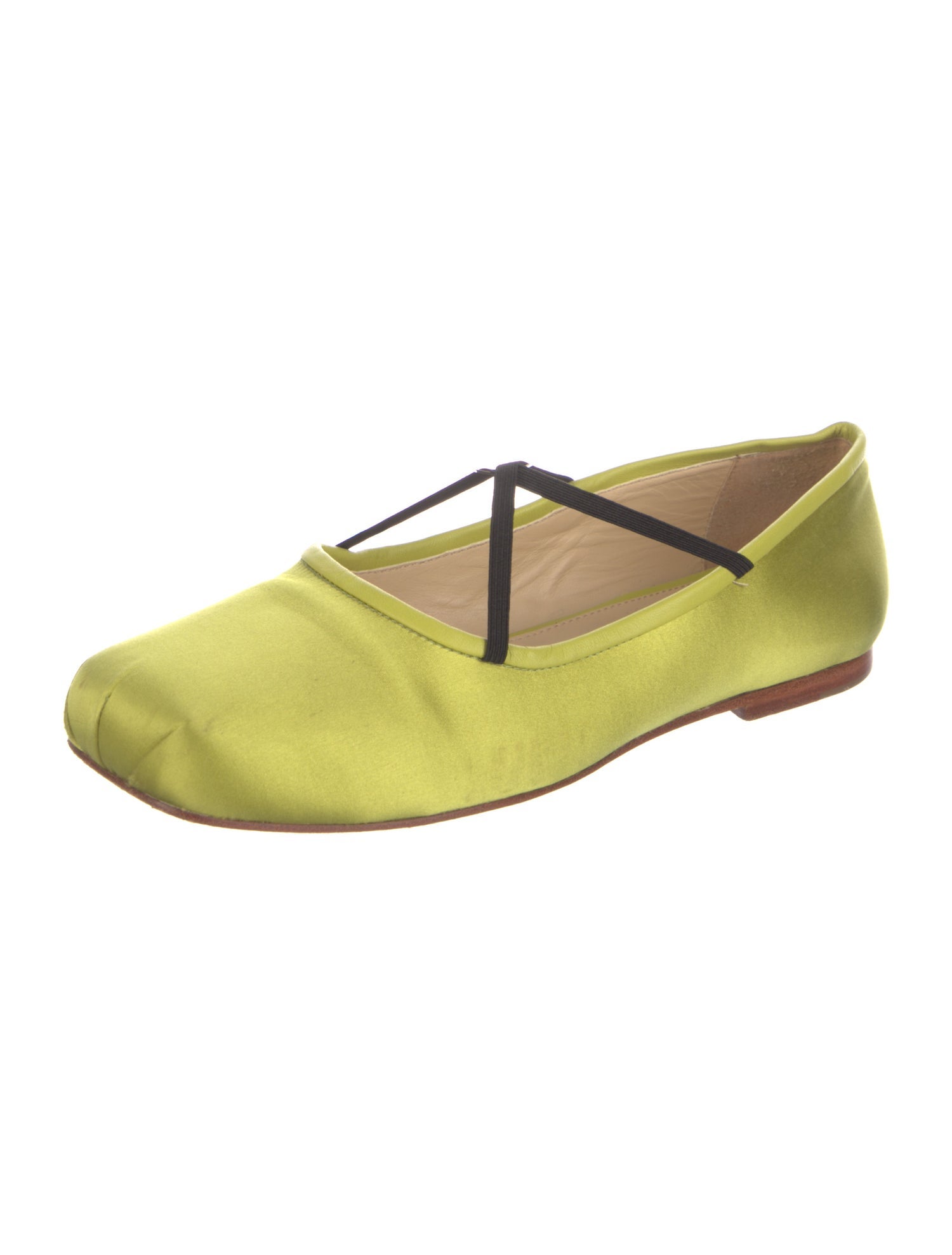 Sandy Liang Satin Ballet Flats