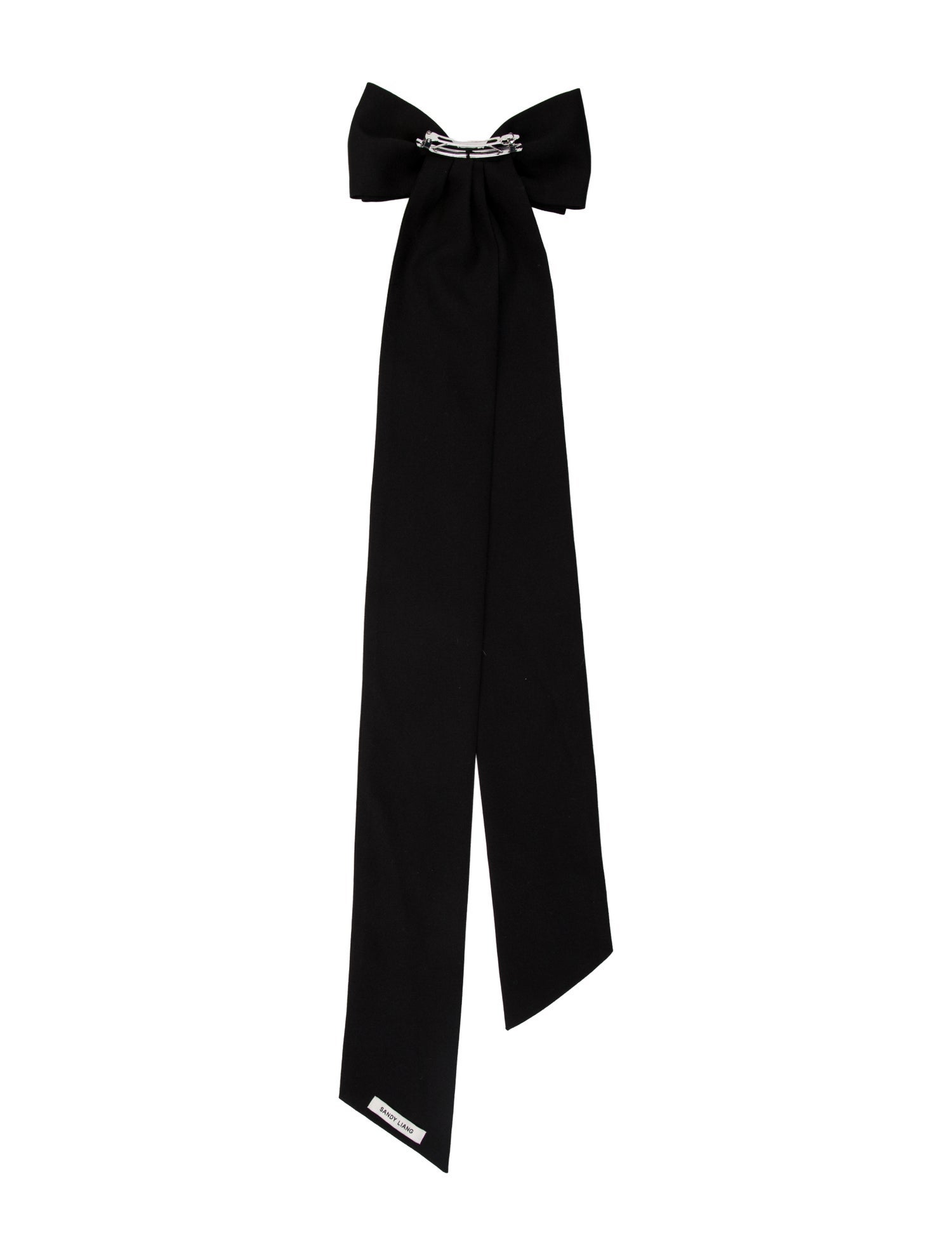 ANDY LIANG サンディ リアン CORSAGE PALERMO BOW Sandy Liang Corsage Hair Bow - Black Hair Accessories, Accessories