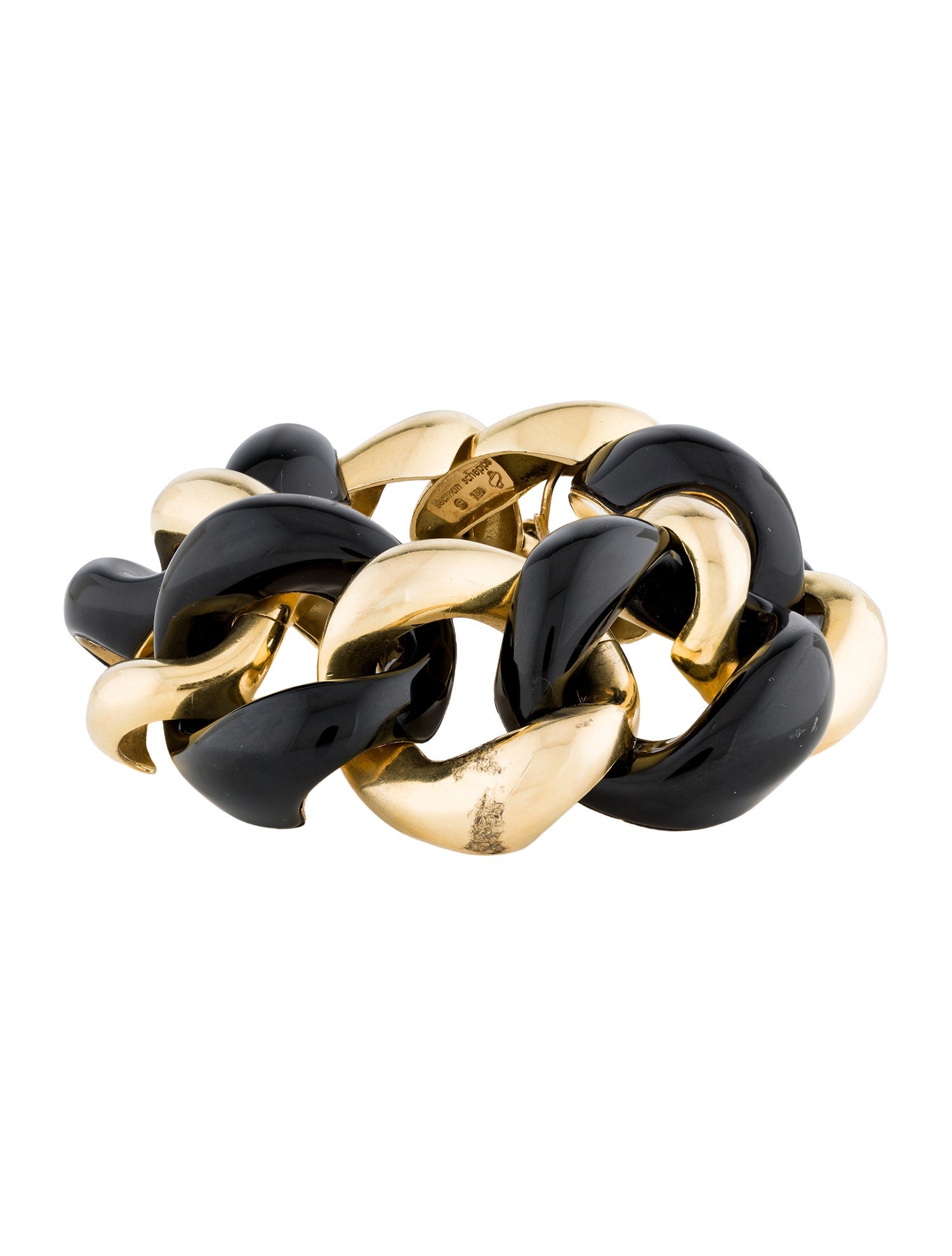 Seaman Schepps 18K Curb Link Bracelet