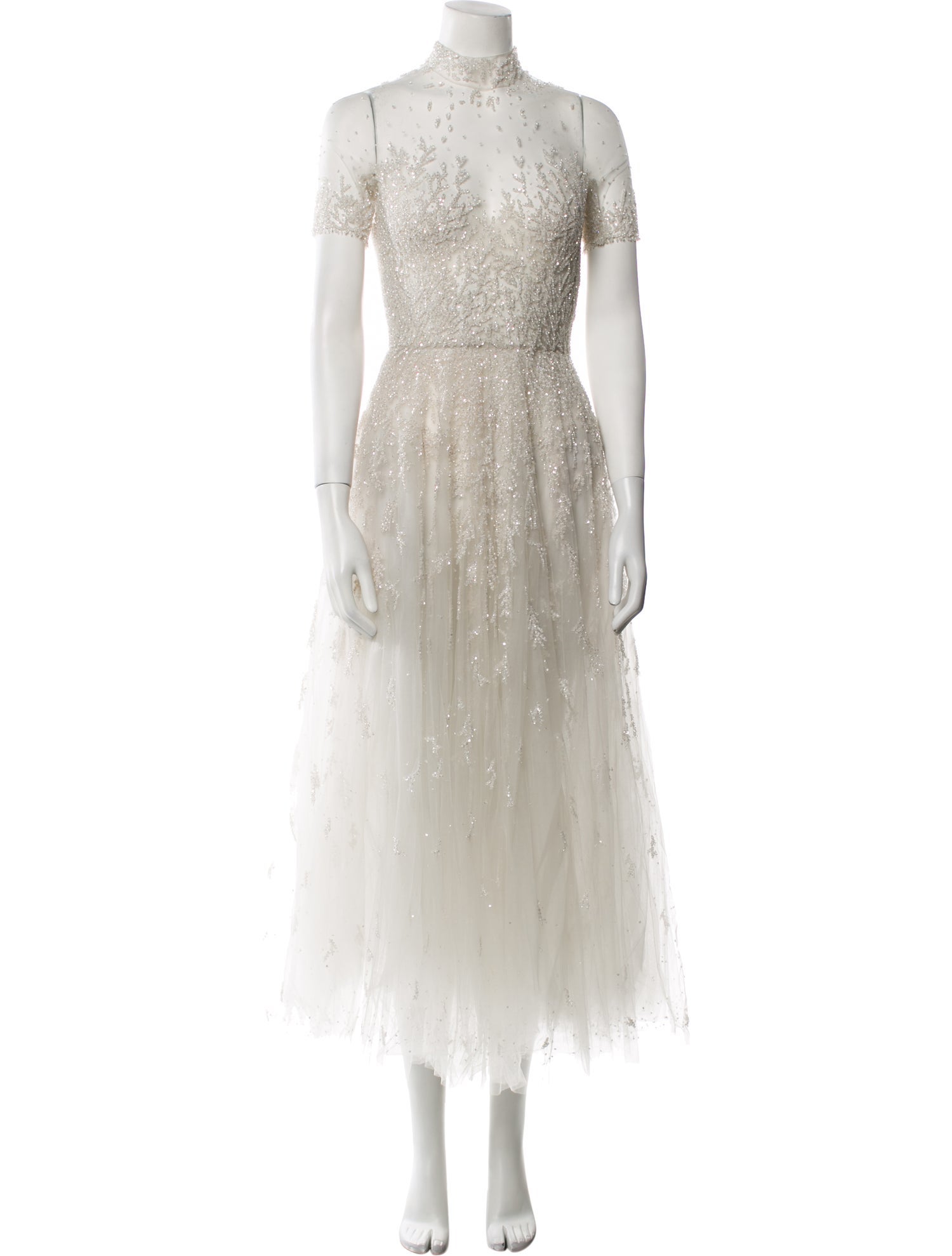 Paolo Sebastian Silk Long Dress w/ Tags