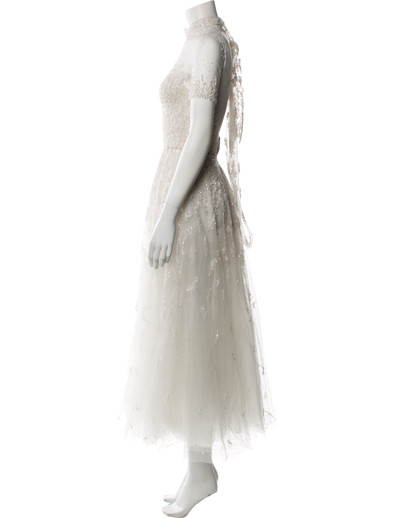 Paolo Sebastian Silk Long Dress w/ Tags