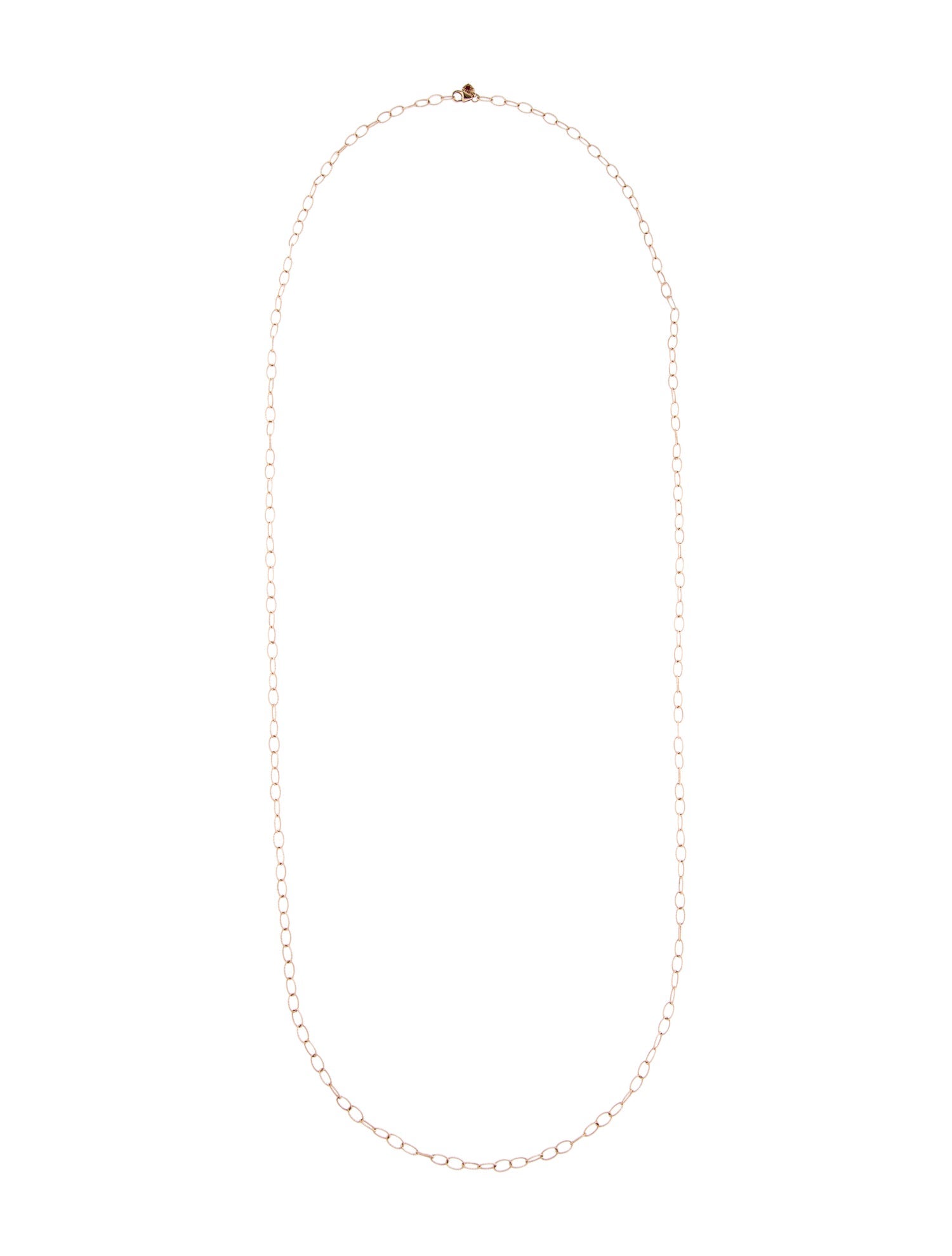 Selim Mouzannar 18K Long Oval Link Chain Necklace