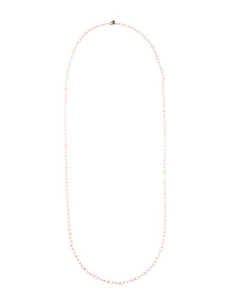 Selim Mouzannar 18K Long Oval Link Chain Necklace
