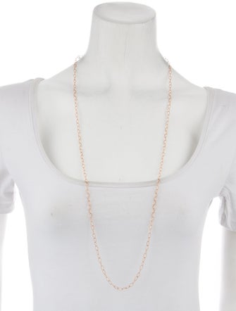 Selim Mouzannar 18K Long Oval Link Chain Necklace