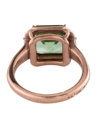 Selim Mouzannar 18K 3.58ctw Tourmaline, Diamonds & Enamel Gemma Cocktail Ring