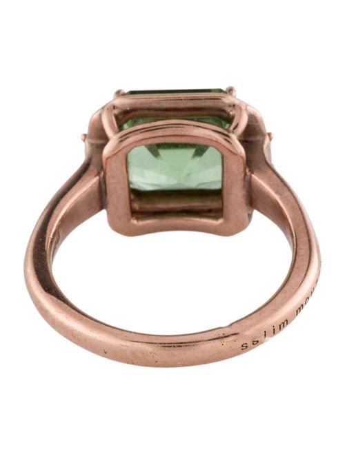 Selim Mouzannar 18K 3.58ctw Tourmaline, Diamonds & Enamel Gemma Cocktail Ring