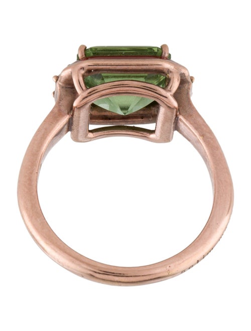 Selim Mouzannar 18K 3.58ctw Tourmaline, Diamonds & Enamel Gemma Cocktail Ring