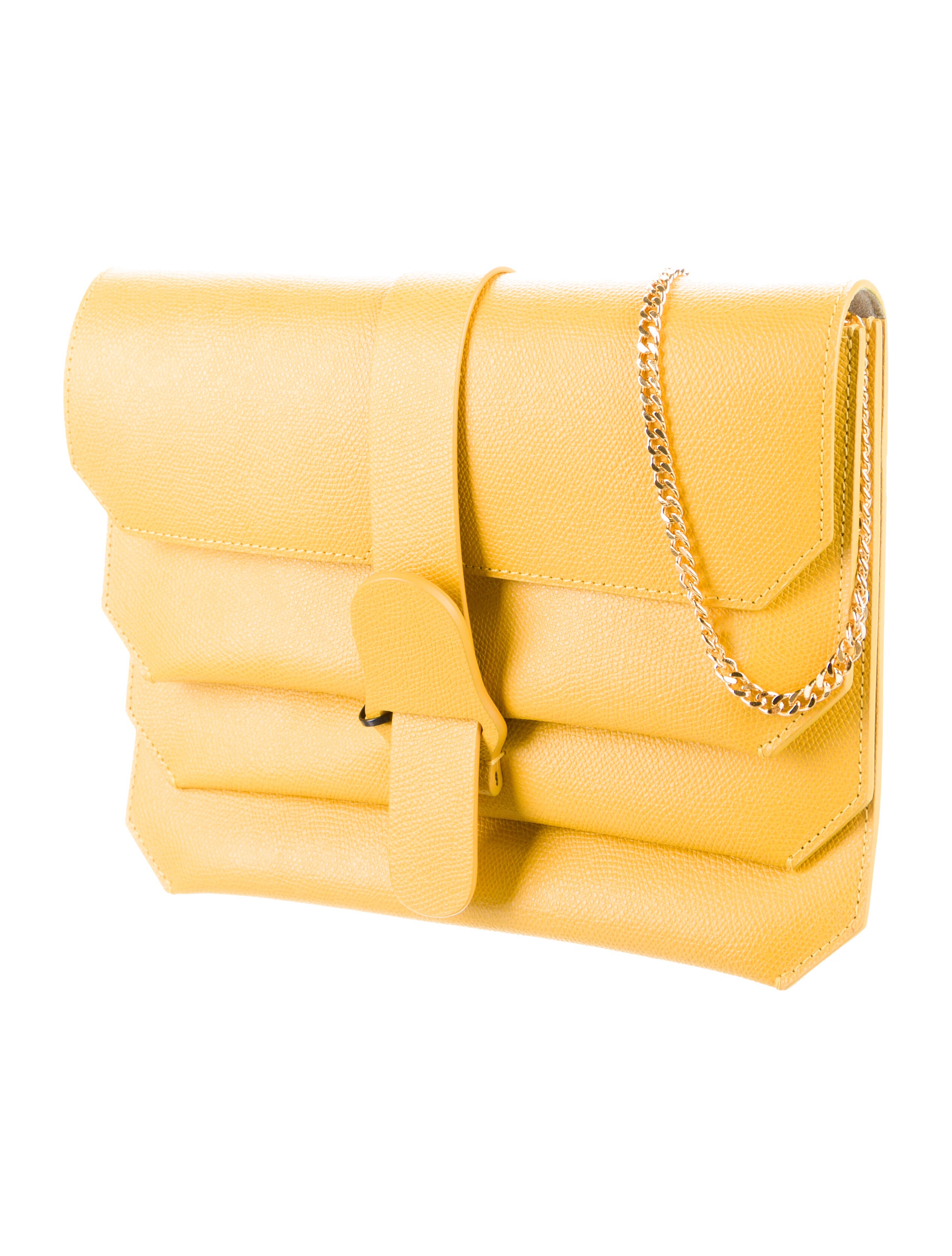Senreve Leather Crossbody Bag Yellow Crossbody Bags, Handbags