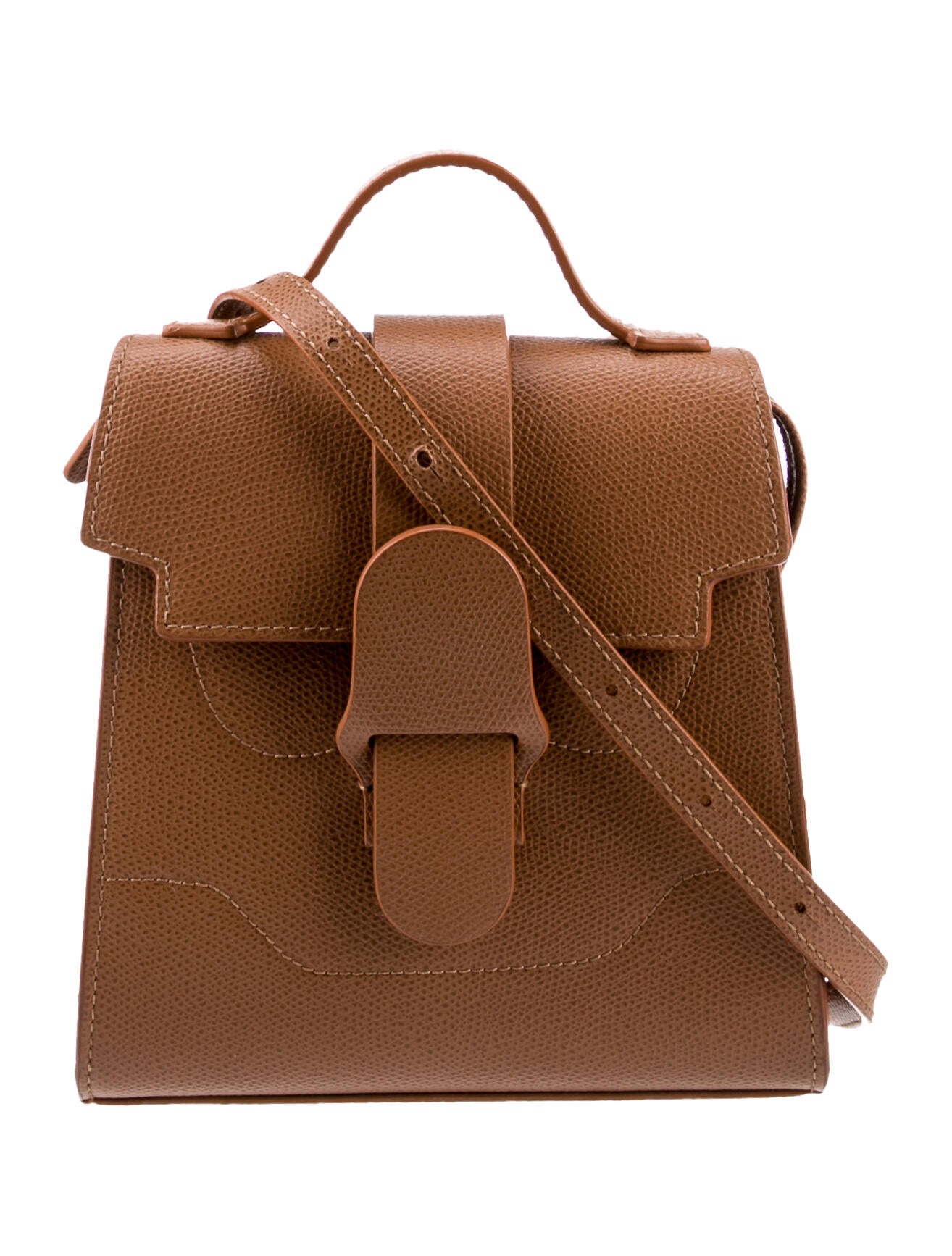 Senreve Leather Crossbody Bag Brown Crossbody Bags, Handbags