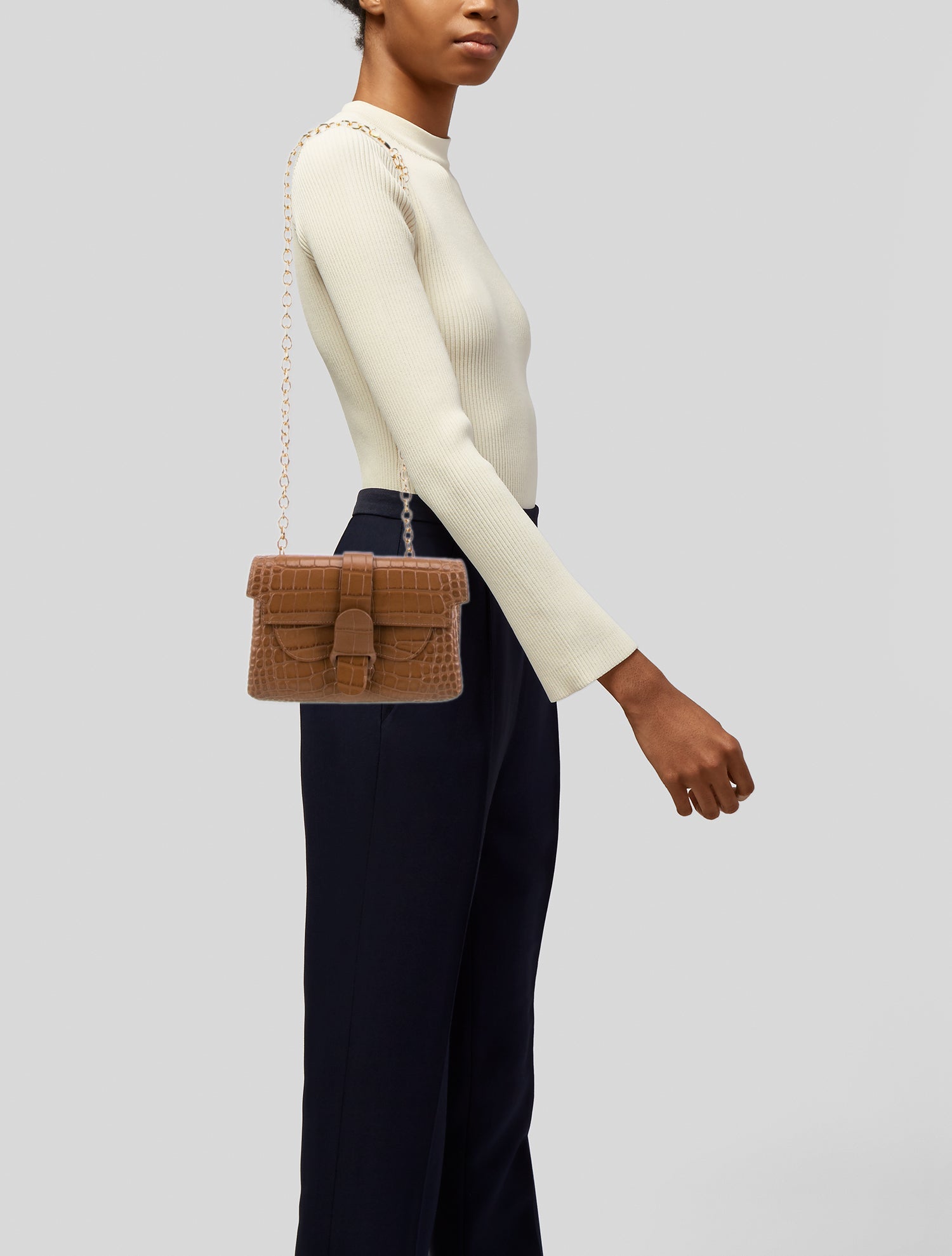 Senreve Leather Shoulder Bag