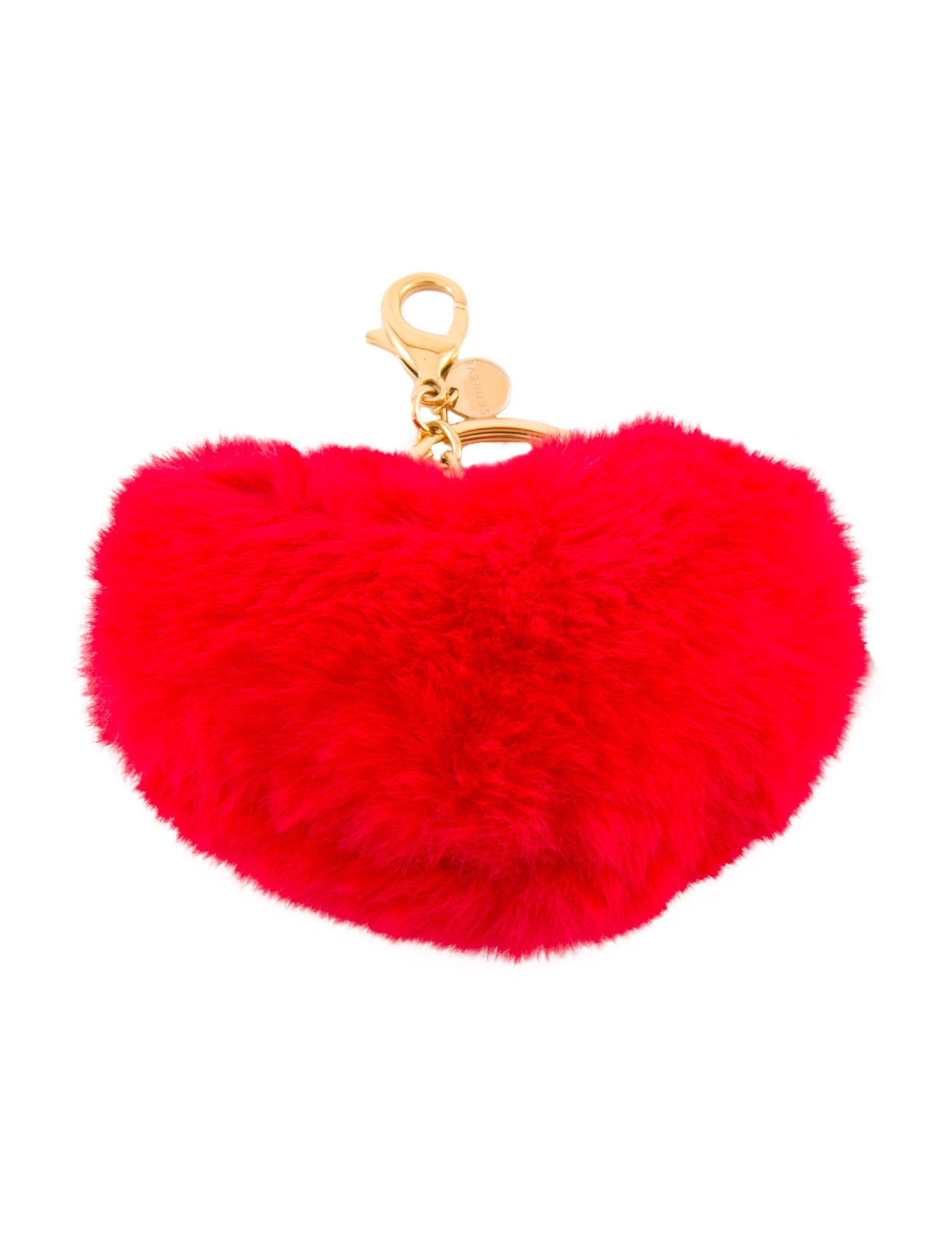 Senreve Heart Shaped Fur Keychain w/ Tags