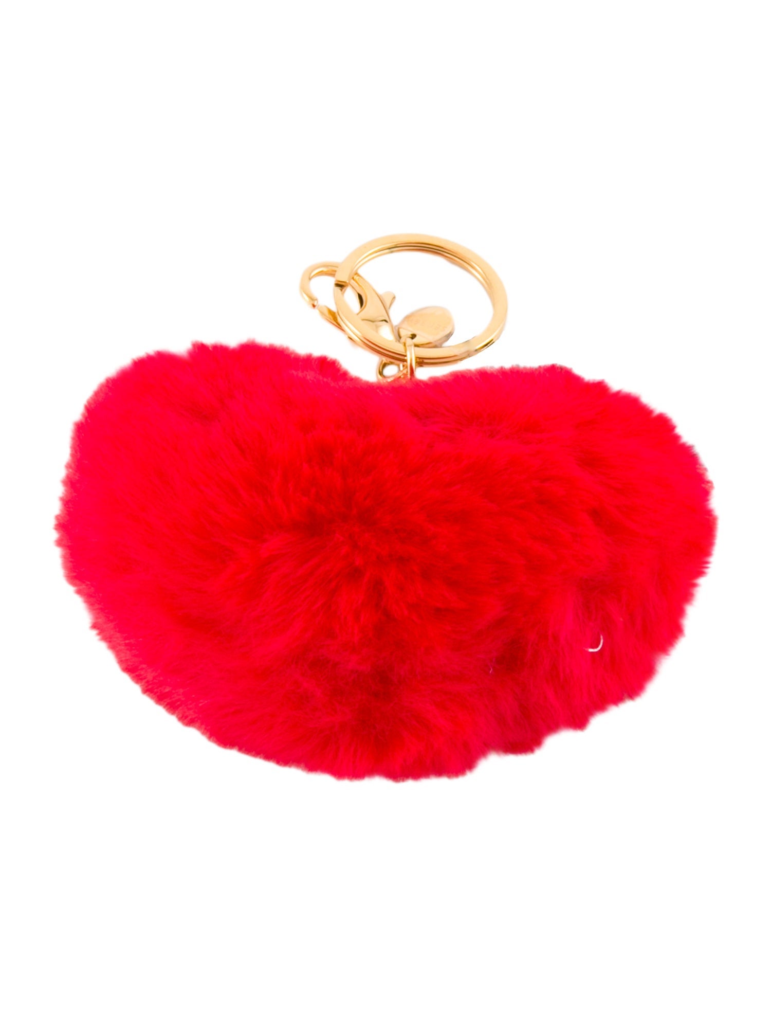 Senreve Heart Shape Fur Keychain w/ Tags