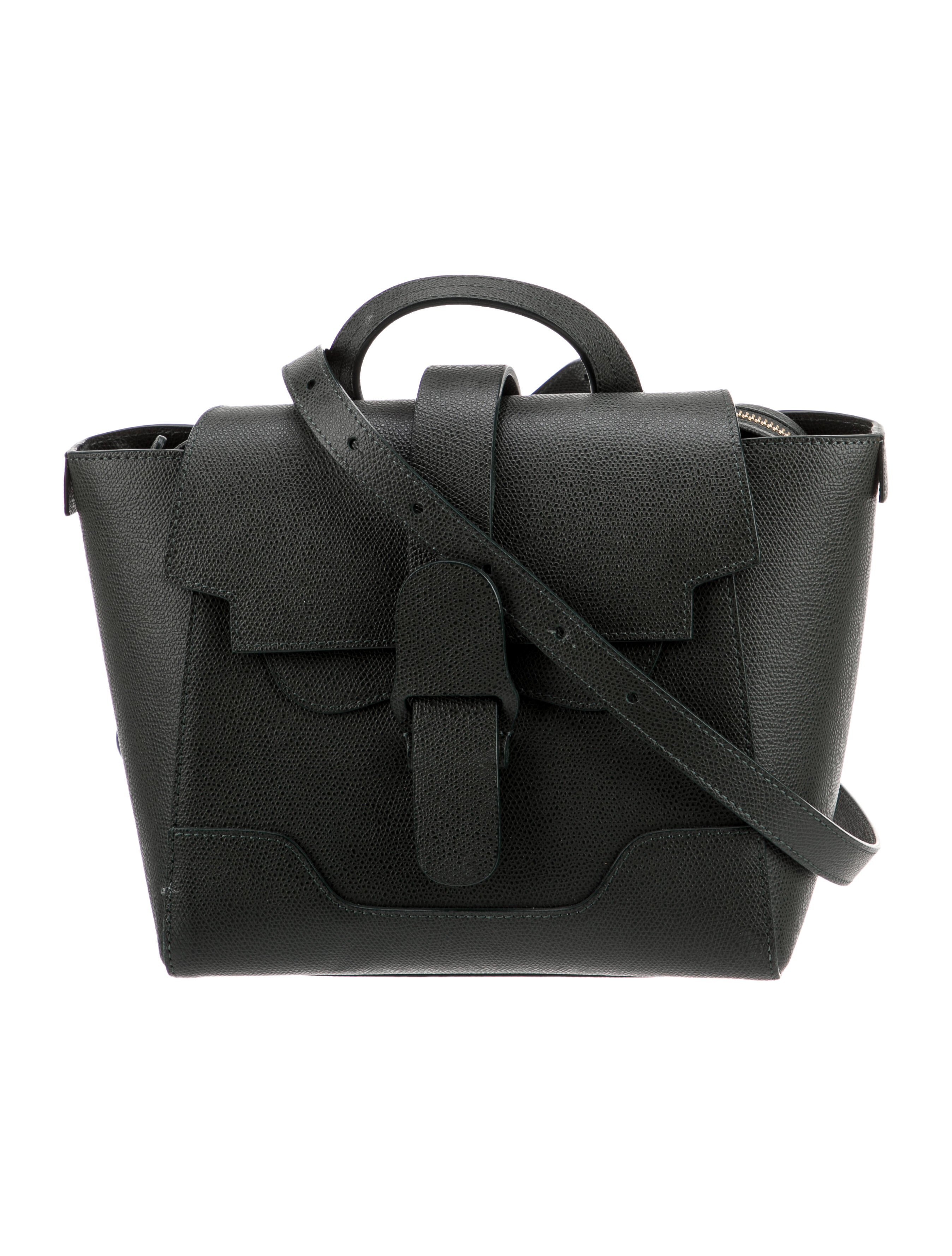 Senreve Leather Top Handle Bag