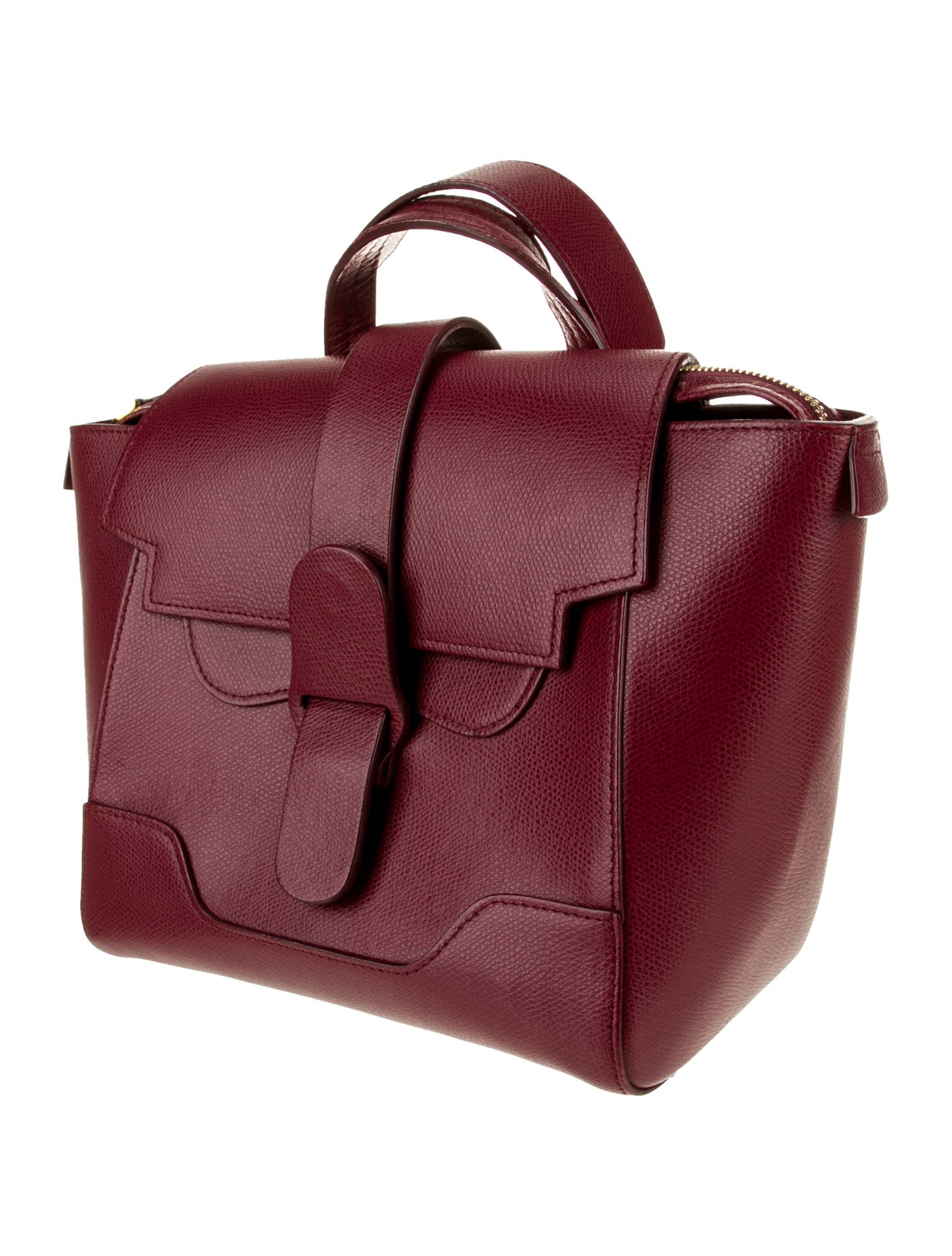 Senreve Leather Top Handle Bag