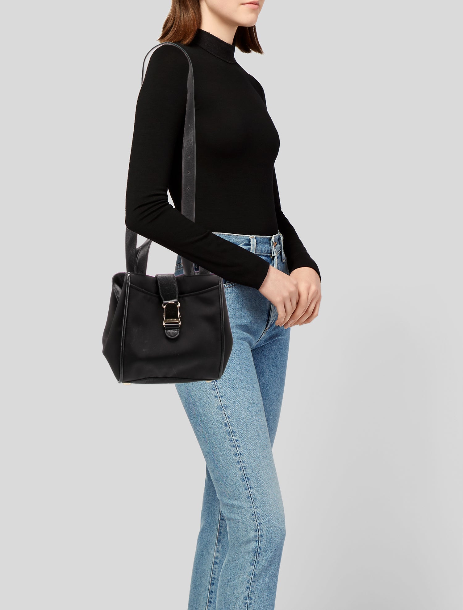 Senreve Nylon Top Handle Bag