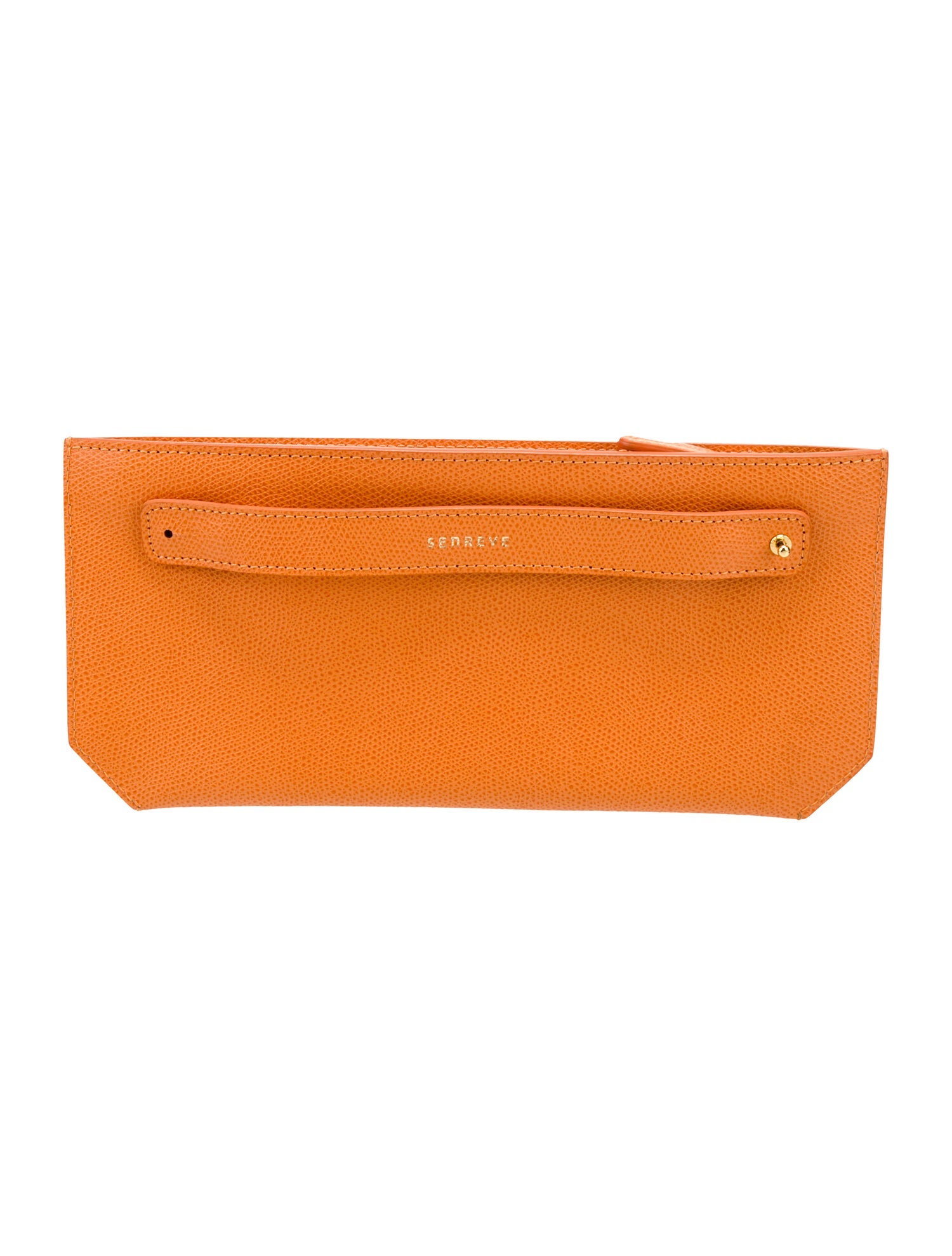 Senreve Saffiano Leather Clutch