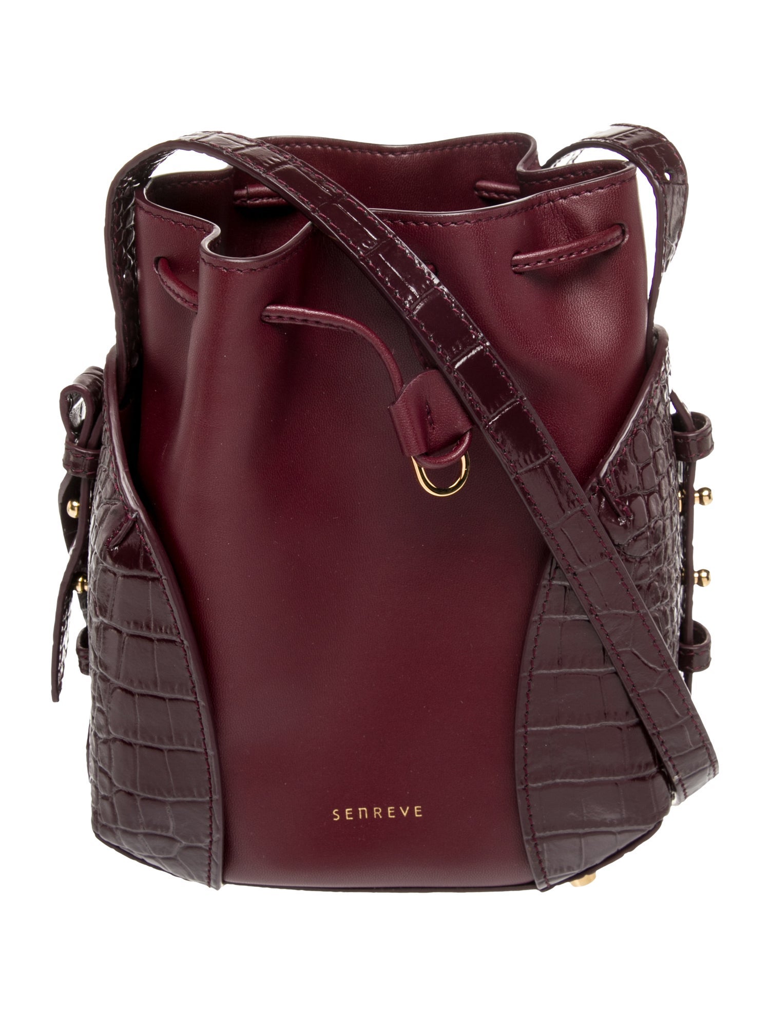 Senreve Leather Bucket Bag