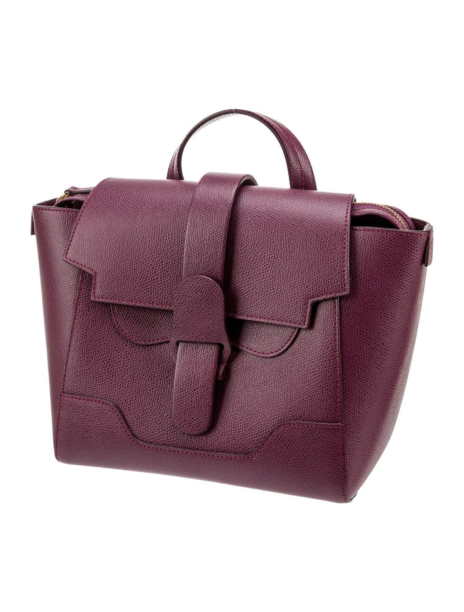 Senreve Leather Top Handle Bag