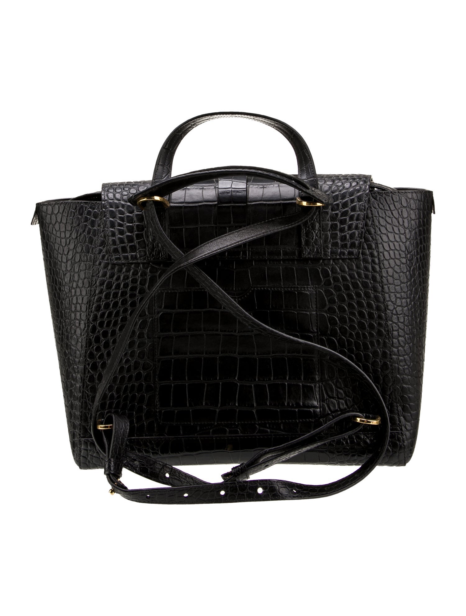 Senreve Embossed Leather Backpack