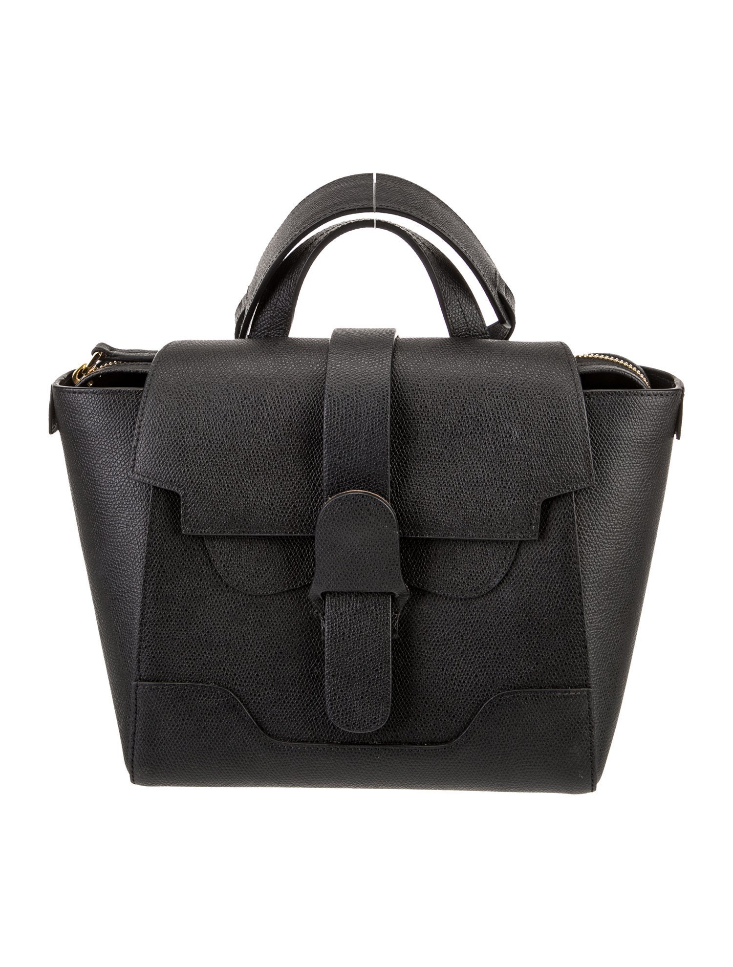 Senreve Embossed Leather Top Handle Bag