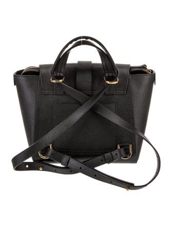 Senreve Embossed Leather Top Handle Bag