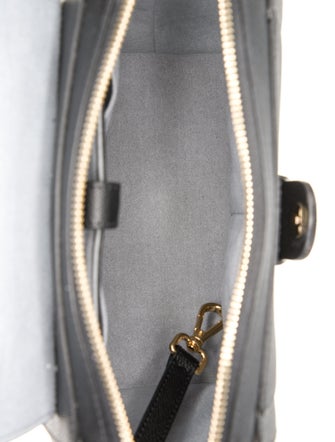 Senreve Embossed Leather Top Handle Bag