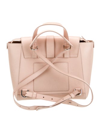 Senreve Embossed Leather Top Handle Bag