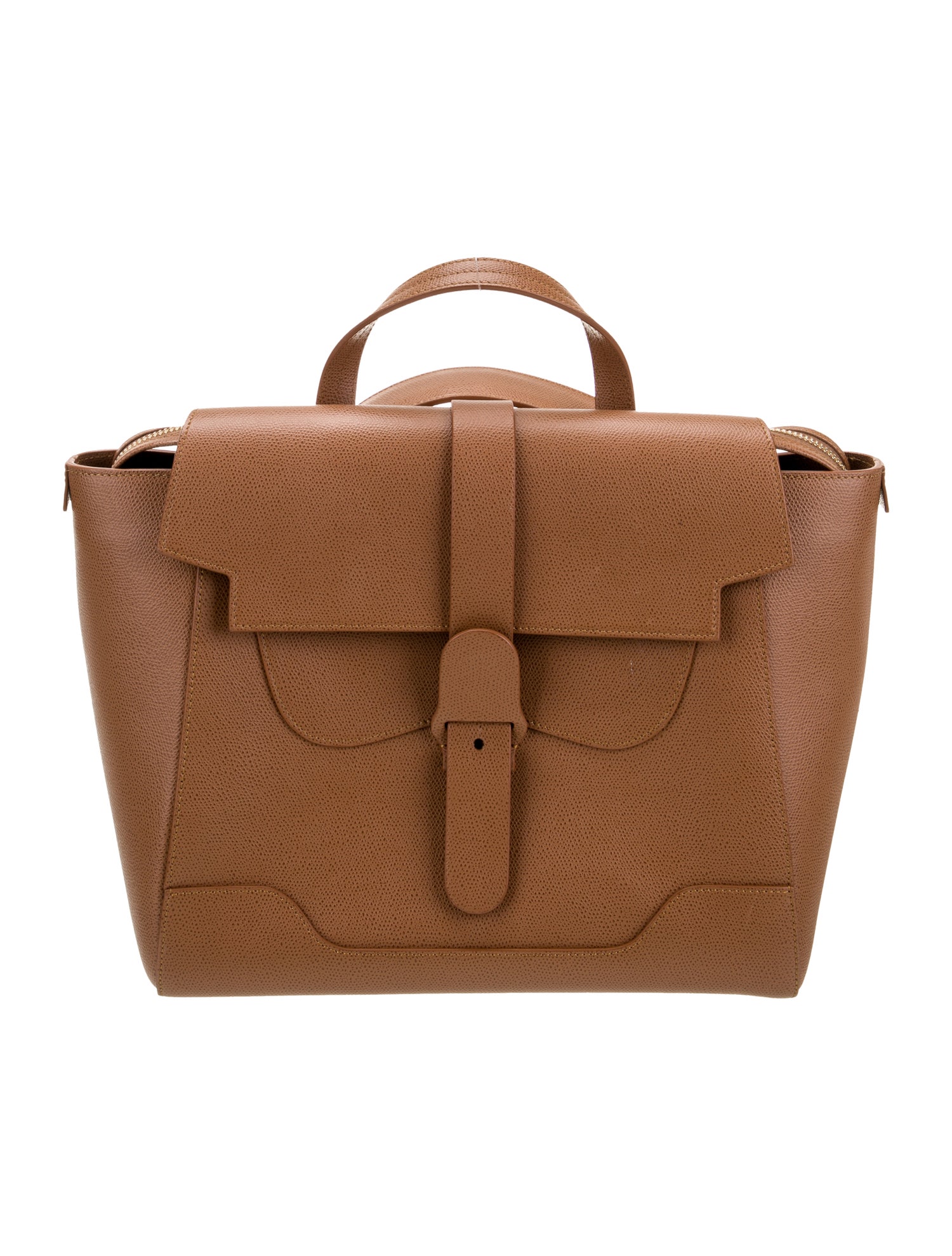 Senreve Embossed Leather Top Handle Bag