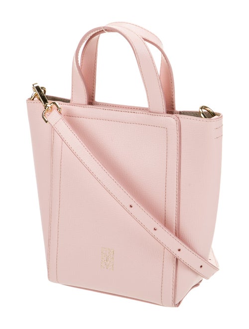 Senreve Embossed Leather Top Handle Bag