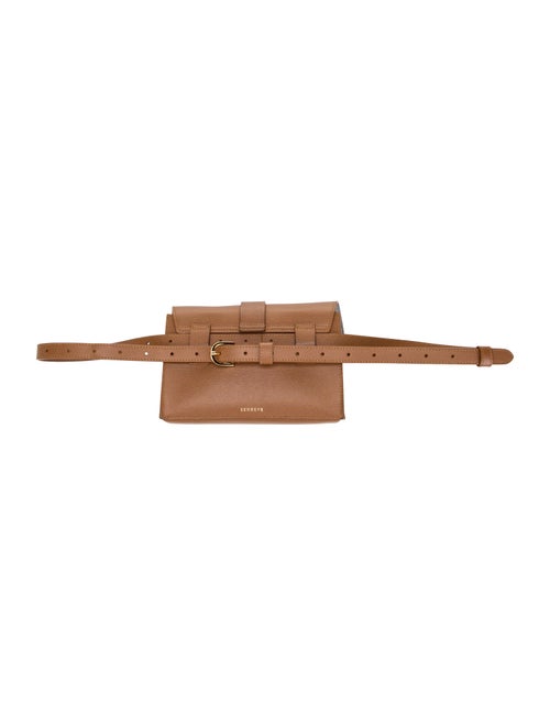 Senreve Embossed Leather Belt Bag