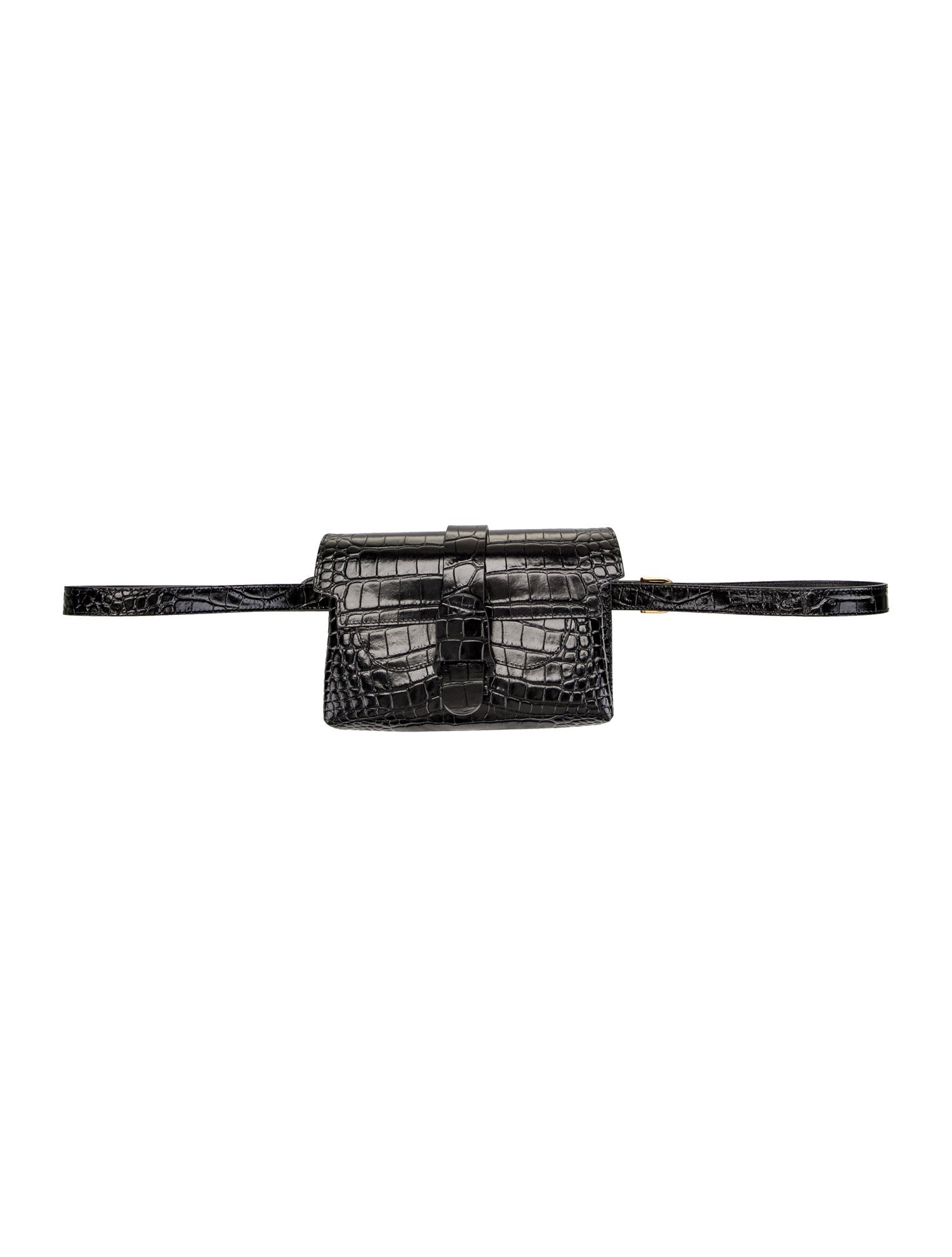 Senreve Embossed Leather Belt Bag