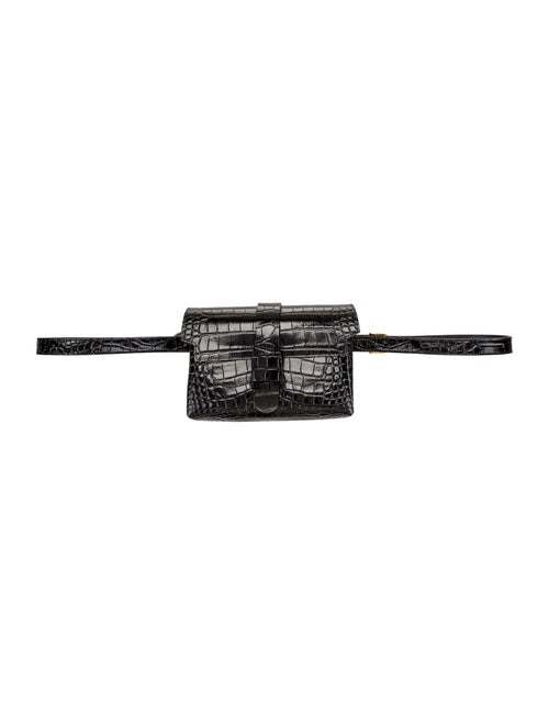 Senreve Embossed Leather Belt Bag