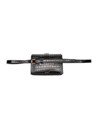 Senreve Embossed Leather Belt Bag