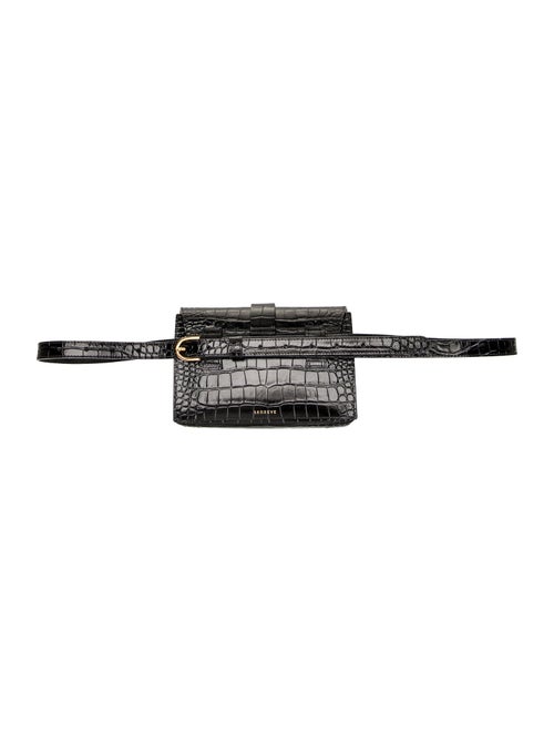 Senreve Embossed Leather Belt Bag